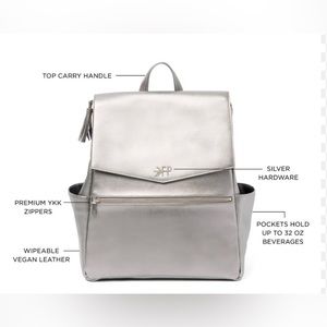 NWT freshly picked classic diaper bag- Gunmetal color